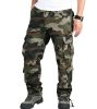 Men's Casual Military Pants Camo Cargo Work Pants Trousers