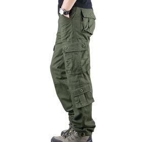 Men's Relaxed Fit Cargo Pant-Reg and Big and Tall Sizes (Color: Green, size: 40)