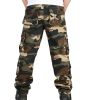 Men's Casual Military Pants Camo Cargo Work Pants Trousers